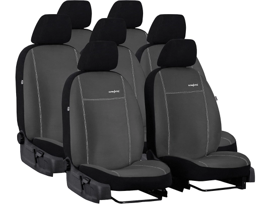 Pokrowce samochodowe do Chevrolet Orlando 7m (2010-2018). Pokrowce miarowe alkantara w kolorze jasnoszary, pasują do Chevrolet Orlando 7m (2010-2018).