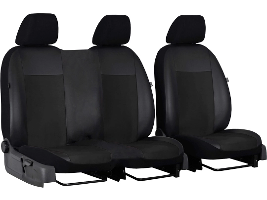 Pokrowce samochodowe do Citroen Berlingo II 2+1 (2008-2018). Pokrowce miarowe alkantara, skórzane w kolorze czarny, pasują do Citroen Berlingo II 2+1 (2008-2018).
