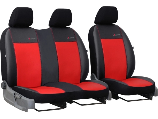 Pokrowce samochodowe do Citroen Berlingo II 2+1 (2008-2018). Pokrowce miarowe skórzane w kolorze czerwony, pasują do Citroen Berlingo II 2+1 (2008-2018).