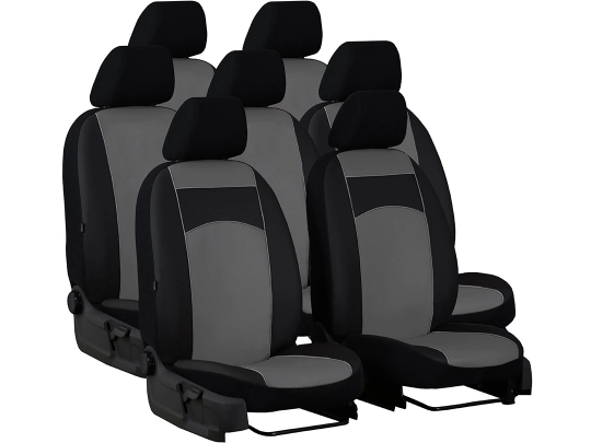 Pokrowce samochodowe do Chevrolet Orlando 7m (2010-2018). Pokrowce miarowe skórzane w kolorze szary, pasują do Chevrolet Orlando 7m (2010-2018).