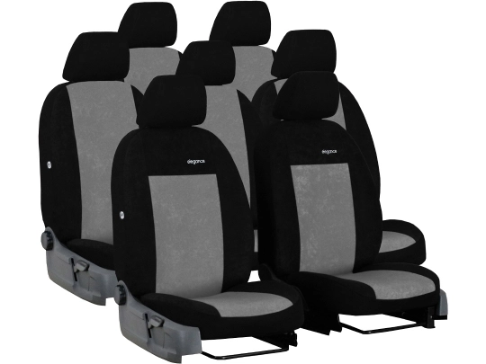 Pokrowce samochodowe do Chevrolet Orlando 7m (2010-2018). Pokrowce miarowe welurowe w kolorze szary, pasują do Chevrolet Orlando 7m (2010-2018).